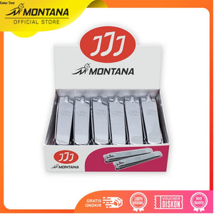 MONTANA Gunting Kuku Besar Stainless Steel 75 mm x 14 mm Nail Clipper Perawatan Tangan TNC-07/Box