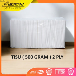 MONTANA Tissue Facial 2Ply Tissue Wajah REPACK kemasan 500gr