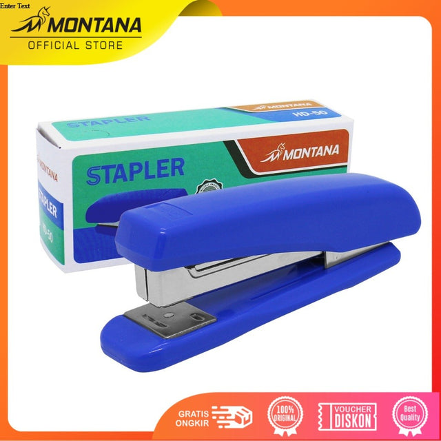 MONTANA Stapler Jepretan Staples 12 Cm Colorful Jegrekan Hekter HD-50D