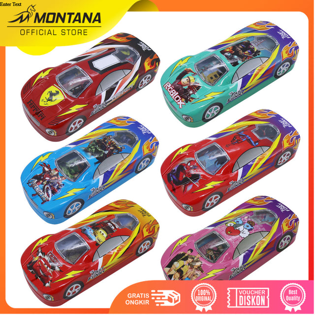 MONTANA Kotak Pensil 20.8 x 8.5 x 5 Cm Pencil Case Random Study Set Tempat Alat Tulis B-233