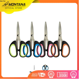 MONTANA Scissors Gunting Stainless Steel 12 Cm Multipurpose Kuat Tajam Anti Karat STL-545/Retail