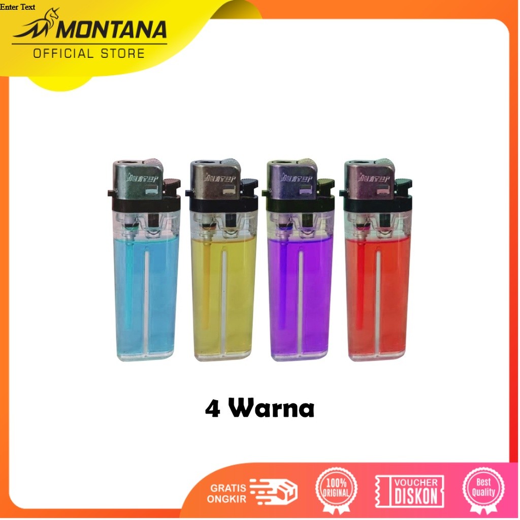 MONTANA Korek Api Gas Lighter 1 Pcs Modern Contemporary HT-001/Retail