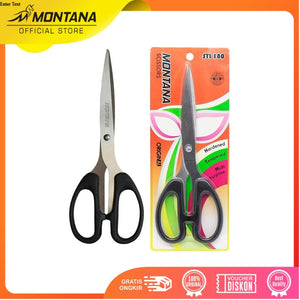 MONTANA Scissors Gunting Stainless Steel 20.5 Cm Multipurpose Kuat Tajam Anti Karat STL-180/Retail