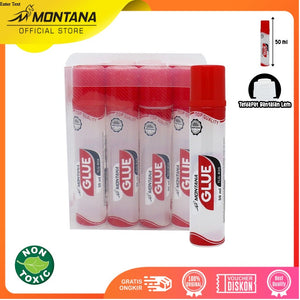 MONTANA Lem Cair 50ml 12 Pcs Liquid Glue Perekat Serbaguna TLG-R50/Box