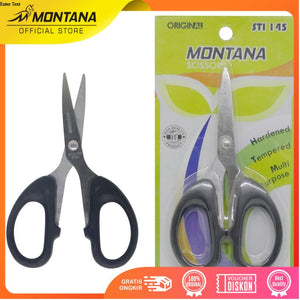 MONTANA Scissors Gunting Stainless Steel Multipurpose Kuat Tajam Anti Karat STI-145/Retail