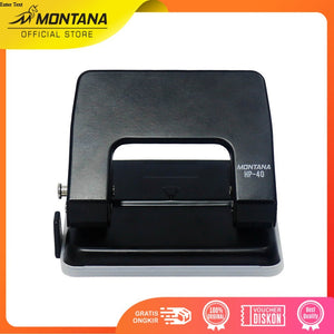 MONTANA Punch Pembolong Kertas Maksimum A4 10.5 x 8.5 cm Paper Hole Puncher With Lock HP-40