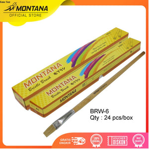 MONTANA Brush Kuas Cat Air Lukis 34 cm Watercolor Brush Acrylic Nylon BRW-6/Box