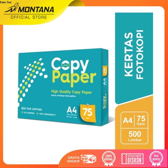 MONTANA X SiDU Copy Paper Kertas Fotocopy 75 GSM A4
