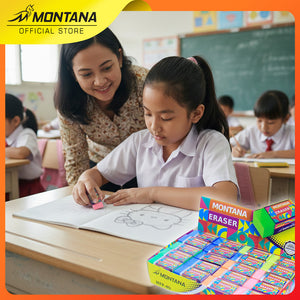 MONTANA Penghapus Pensil 40 Pcs Eraser Dust Free MFP-40/Box