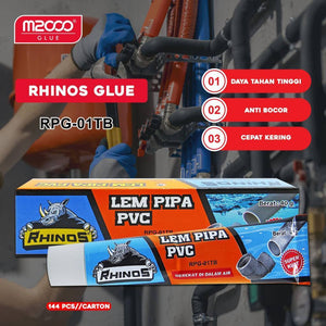 MONTANA Rhinos Lem Pipa Paralon PVC 40 Gram Merekat Dalam Air RPG-01TB
