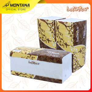 MONTANA X BOTANICA Facial Tissue 250 Sheets 2Ply  Tisu Wajah Halus dan Lembut 100% Virgin Pulp