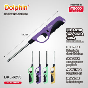 MONTANA Dolphin Korek Api Pemantik Kompor Ukuran Besar Lighter Gas Dolphin Series