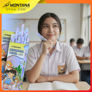 MONTANA Mechanical Pencil Pensil Mekanik Fancy Montana  MPM-1 F 0.5 mm Retail 1Pcs