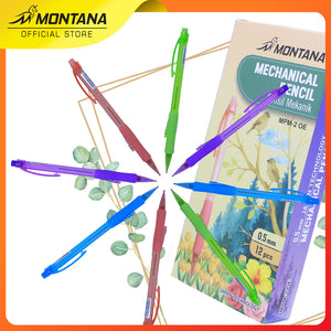 MONTANA Mechanical Pencil Pensil Mekanik Montana  MPM-2 OE 0.5 mm Box Isi 12Pcs copy