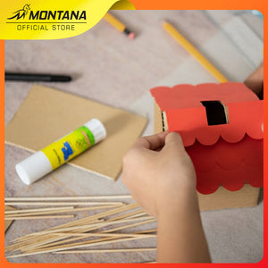 MONTANA Glue Stick Lem Batang 15gr Strong Adhesive Perekat Serbaguna GS-15 Retail 1Pcs