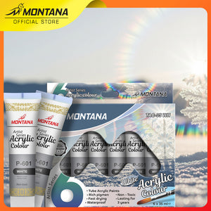 MONTANA Cat Akrilic Akrylic Color Set 6 Warna TAC-35ML Single Color