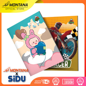 MONTANA X SiDU Buku Tulis DODO 38 Lembar A5 Ruled Buku Tulis Anak By Sinar Dunia Retail 1Pcs