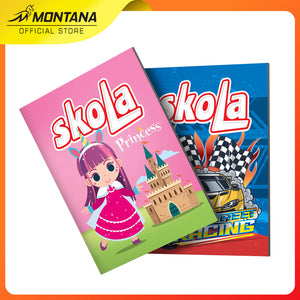 MONTANA X SiDU Buku Tulis SKOLA 38 Lembar A5 Ruled Buku Tulis Anak By Sinar Dunia Pack Isi 10Pcs