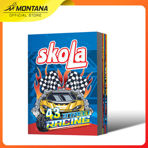 MONTANA X SiDU Buku Tulis SKOLA 38 Lembar A5 Ruled Buku Tulis Anak By Sinar Dunia Retail 1Pcs