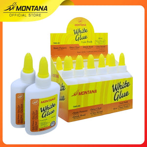 MONTANA White Glue 60ml TWG-60 Lem Cair Putih Non Toxic Retail 1Pcs