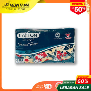 MONTANA Tissue Layton Facial soft Up To 360 Helai Tissue Wajah Layton 100% Virgin Pulp