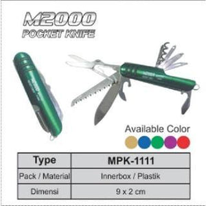 Montana Pisau Pocket Knife 14 in 1 Tools / M2000 MPK-1111