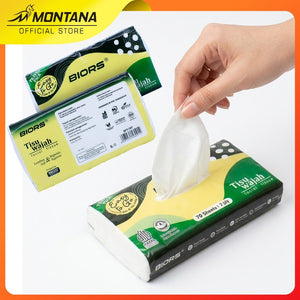 MONTANA X BIORS Facial Tissue 70 Sheets 2Ply Tissue Wajah 100% Virgin Pulp BundlePack