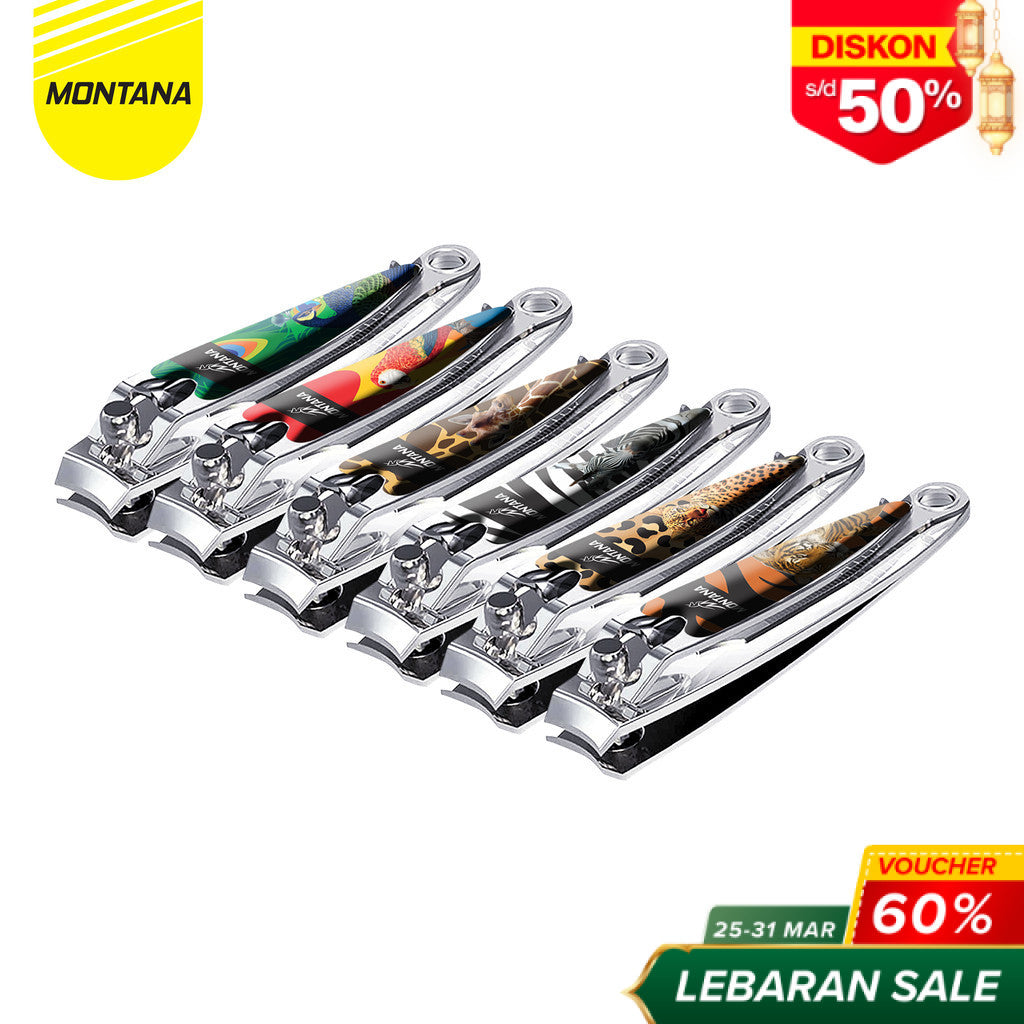 MONTANA Nail Clipper Gunting Kuku Stainless Steel High Quality Kuat Tajam Anti Karat TNC-602/Retail