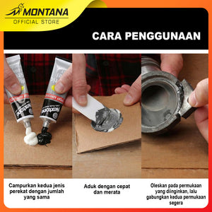 MONTANA NEXTONE Lem Besi 58gr Plastic Steel Epoxy Adhesives Perekat Serbaguna Waterproof Tahan Lama