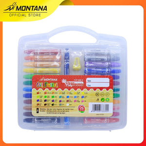 MONTANA Oil Pastel Krayon Minyak 26 Warna Water Resistant Alat Mewarnai 26 Warna TOP-26B